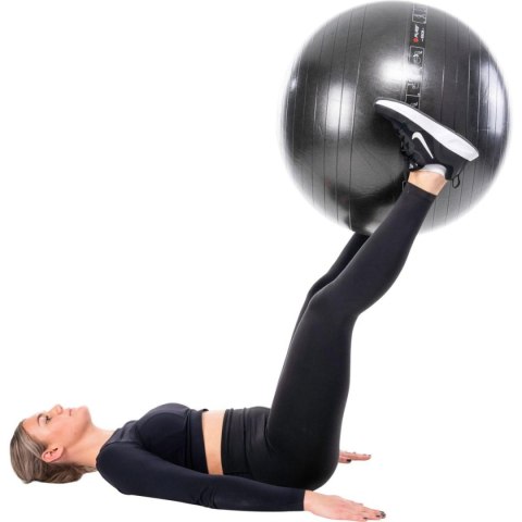 PIŁKA DO ĆWICZEŃ FITNESS 65CM CZARNA PURE 2 IMPROVE PIŁKA DO ĆWICZEŃ FITNESS 65CM CZARNA PURE 2 IMPROVE