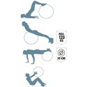 PIŁKA FITNESS 55CM NIEBIESKA UMBRO
