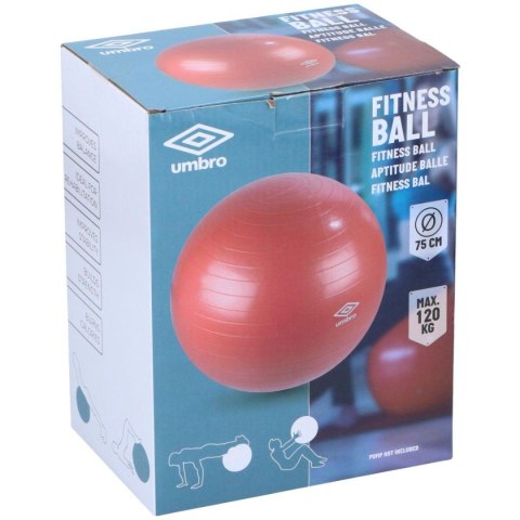 PIŁKA FITNESS 75CM RED UMBRO PIŁKA FITNESS 75CM RED UMBRO