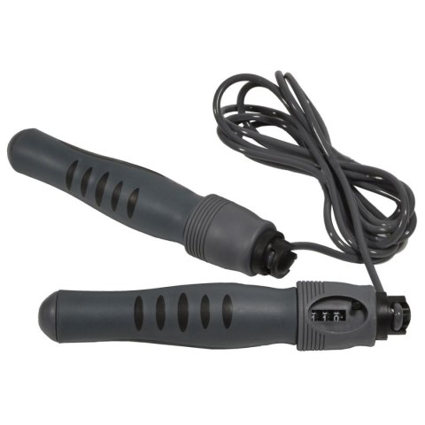 SKAKANKA ABS PROFILOWANA Z LICZNIKIEM SZARA EB FIT SKAKANKA ABS PROFILOWANA Z LICZNIKIEM SZARA EB FIT
