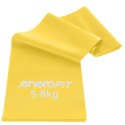 TAŚMA TRENINGOWA DO ĆWICZEŃ PILATES 2000x150x0,25MM 5-8KG ŻÓŁTA