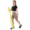 TAŚMA TRENINGOWA DO ĆWICZEŃ PILATES 2000x150x0,25MM 5-8KG ŻÓŁTA