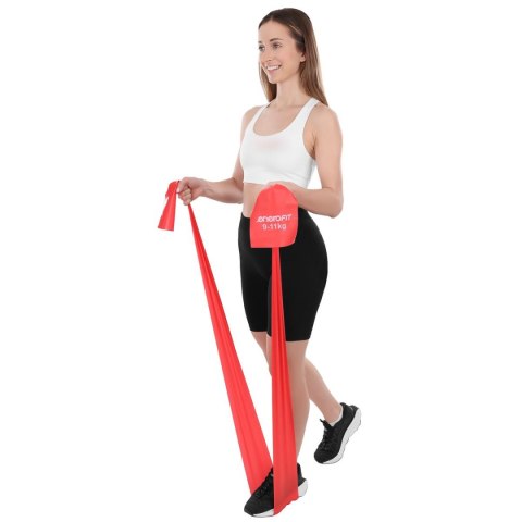 TAŚMA TRENINGOWA DO ĆWICZEŃ PILATES 2000x150x0,30MM 9-11KG CZERWONA TAŚMA TRENINGOWA DO ĆWICZEŃ PILATES 2000x150x0,30MM 9-11KG CZERWONA