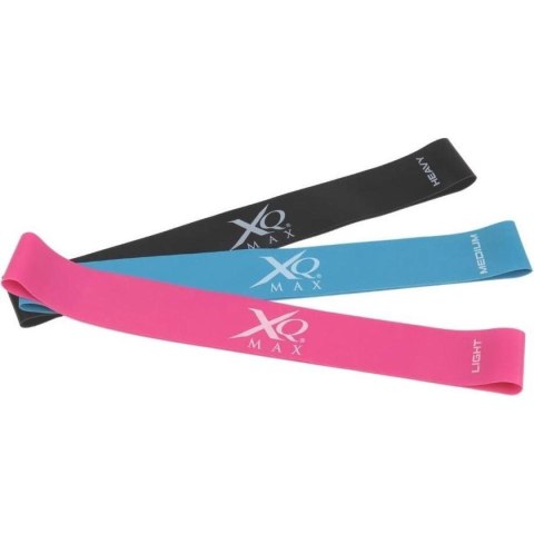 ZESTAW 3 GUM TAŚM DO ĆWICZEŃ STRETCH BAND XQMAX ZESTAW 3 GUM TAŚM DO ĆWICZEŃ STRETCH BAND XQMAX