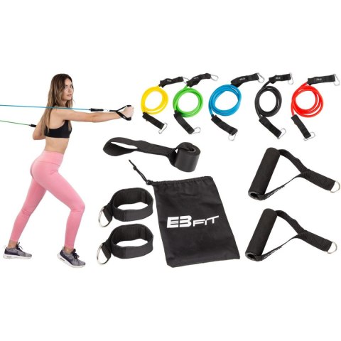 ZESTAW 5 GUM OPOROWYCH DO ĆWICZEŃ CROSSFIT EB FIT ZESTAW 5 GUM OPOROWYCH DO ĆWICZEŃ CROSSFIT EB FIT