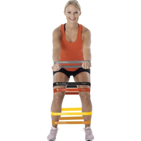 ZESTAW GUM DO ĆWICZEŃ FITNESS CROSSFIT MINI BAND 5SZT PURE 2 IMPROVE ZESTAW GUM DO ĆWICZEŃ FITNESS CROSSFIT MINI BAND 5SZT PURE 2 IMPROVE