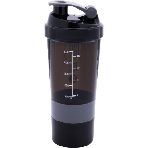 BIDON FITNESS SHAKER 500ML BLACK GREY PURE 2 IMPROVE BIDON FITNESS SHAKER 500ML BLACK GREY PURE 2 IMPROVE