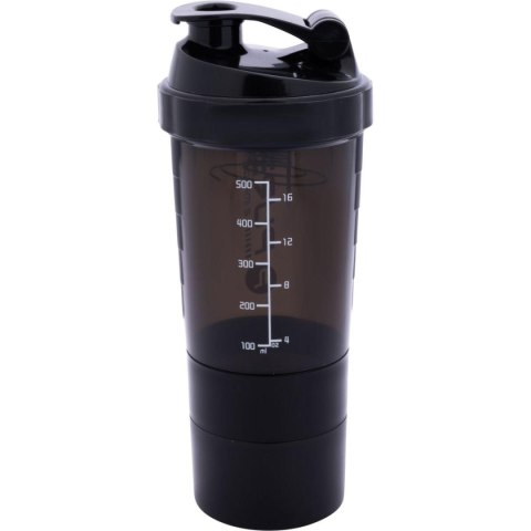 BIDON FITNESS SHAKER 500ML BLACK PURE 2 IMPROVE BIDON FITNESS SHAKER 500ML BLACK PURE 2 IMPROVE