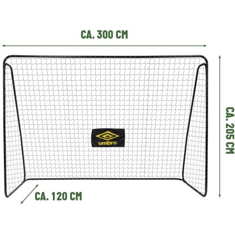 BRAMKA DO PIŁKI NOŻNEJ Z SIATKĄ 300x205x120CM UMBRO BRAMKA DO PIŁKI NOŻNEJ Z SIATKĄ 300x205x120CM UMBRO