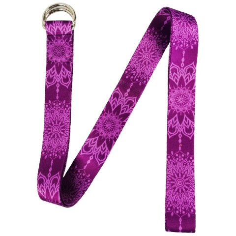 PASEK DO ĆWICZEŃ JOGI 183x3.8 CM FUKSJA ENERO FIT PASEK DO ĆWICZEŃ JOGI 183x3.8 CM FUKSJA ENERO FIT