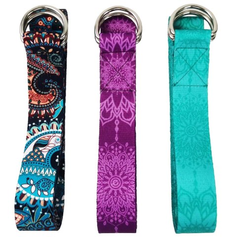 PASEK DO ĆWICZEŃ JOGI 183x3.8 CM FUKSJA ENERO FIT PASEK DO ĆWICZEŃ JOGI 183x3.8 CM FUKSJA ENERO FIT