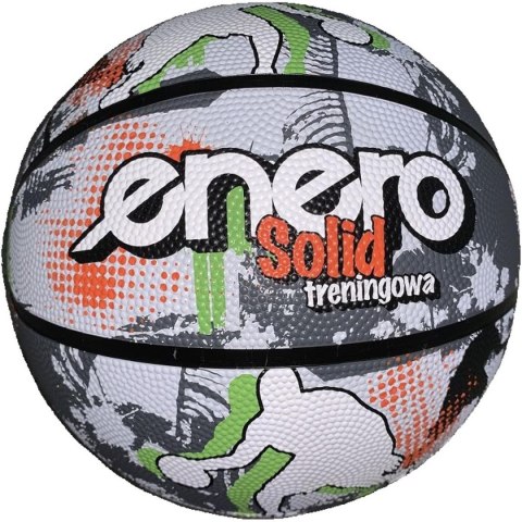 PIŁKA DO KOSZYKÓWKI ENERO SOLID R.7 SZARO-BIAŁA PIŁKA DO KOSZYKÓWKI ENERO SOLID R.7 SZARO-BIAŁA