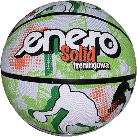PIŁKA DO KOSZYKÓWKI ENERO SOLID R.7 ZIELONO-BIAŁA PIŁKA DO KOSZYKÓWKI ENERO SOLID R.7 ZIELONO-BIAŁA