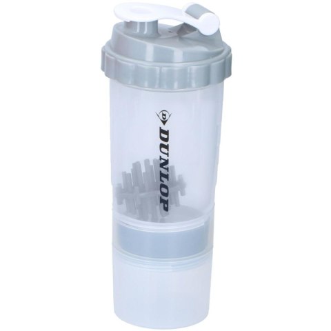 SHAKER KOKTAJLI DO ODŻYWEK BIDON 550ML DUNLOP SZARY SHAKER KOKTAJLI DO ODŻYWEK BIDON 550ML DUNLOP SZARY