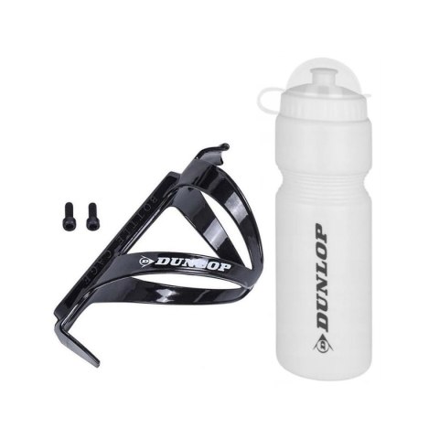BIDON ROWEROWY DUNLOP 750ML Z KOSZYKIEM BIAŁY BIDON ROWEROWY DUNLOP 750ML Z KOSZYKIEM BIAŁY