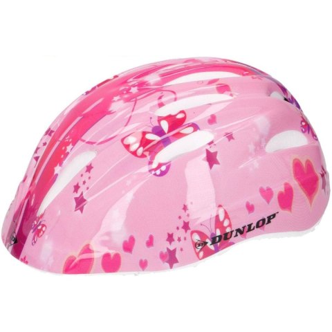 KASK ROWEROWY DZIECIĘCY REGULOWANY DUNLOP R. (48-52CM ) PINK KASK ROWEROWY DZIECIĘCY REGULOWANY DUNLOP R. (48-52CM ) PINK