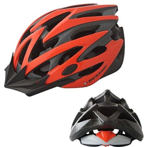KASK ROWEROWY REGULOWANY DUNLOP MTB RED R. M (55-58CM) KASK ROWEROWY REGULOWANY DUNLOP MTB RED R. M (55-58CM)