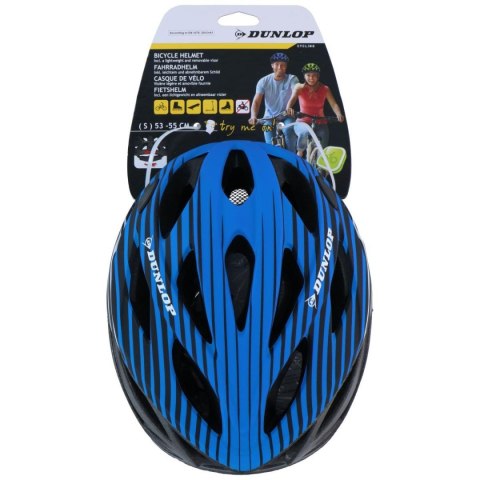 KASK ROWEROWY REGULOWANY DUNLOP R.M NIEBIESKI KASK ROWEROWY REGULOWANY DUNLOP R.M NIEBIESKI