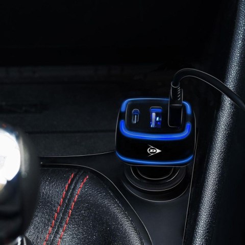 ŁADOWARKA SAMOCHODOWA MULTI 2x USB A + USB C DUNLOP ŁADOWARKA SAMOCHODOWA MULTI 2x USB A + USB C DUNLOP