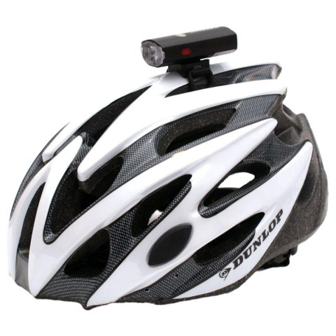 LAMPA ROWEROWA 2W1 ŁADOWANIE usb, UCHWYT DO MOCOWANIA NA KASKU DUNLOP LAMPA ROWEROWA 2W1 ŁADOWANIE usb, UCHWYT DO MOCOWANIA NA KASKU DUNLOP
