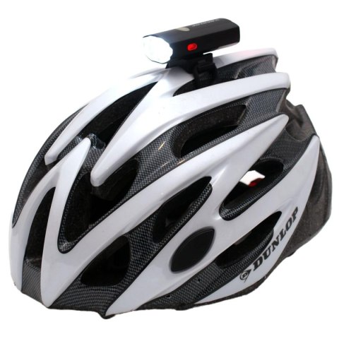 LAMPA ROWEROWA 2W1 ŁADOWANIE usb, UCHWYT DO MOCOWANIA NA KASKU DUNLOP LAMPA ROWEROWA 2W1 ŁADOWANIE usb, UCHWYT DO MOCOWANIA NA KASKU DUNLOP