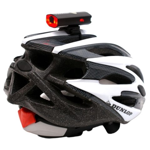LAMPA ROWEROWA 2W1 ŁADOWANIE usb, UCHWYT DO MOCOWANIA NA KASKU DUNLOP LAMPA ROWEROWA 2W1 ŁADOWANIE usb, UCHWYT DO MOCOWANIA NA KASKU DUNLOP