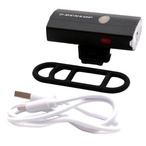 LAMPA ROWEROWA 2W1 ŁADOWANIE usb, UCHWYT DO MOCOWANIA NA KASKU DUNLOP LAMPA ROWEROWA 2W1 ŁADOWANIE usb, UCHWYT DO MOCOWANIA NA KASKU DUNLOP