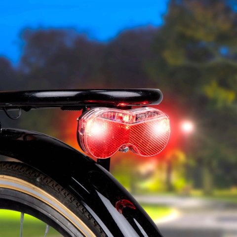 LAMPKA ROWEROWA NA TYŁ 3 LED DUNLOP LAMPKA ROWEROWA NA TYŁ 3 LED DUNLOP