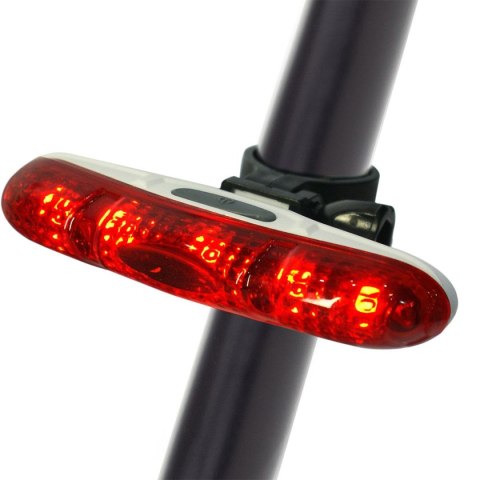 LAMPKA ROWEROWA NA TYŁ 5 LED DUNLOP LAMPKA ROWEROWA NA TYŁ 5 LED DUNLOP
