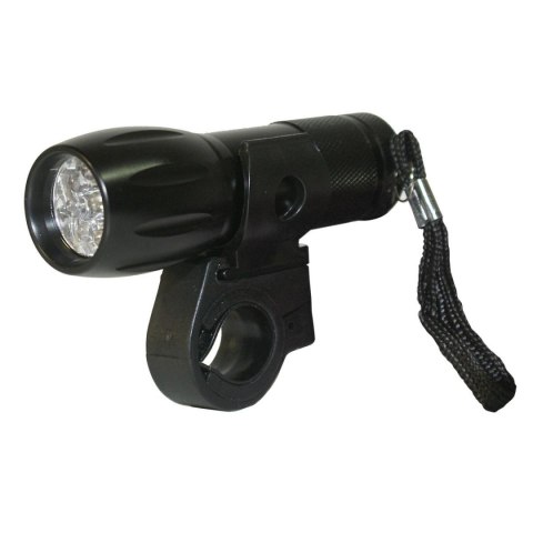 LAMPKA ROWEROWA PRZEDNIA 2w1 DUNLOP 9 LED LAMPKA ROWEROWA PRZEDNIA 2w1 DUNLOP 9 LED