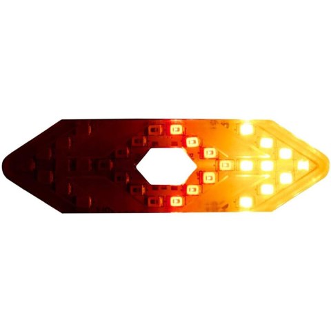 LAMPKA ROWEROWA TYŁ Z SYGNALIZATOREM LED ŁADOWANIE USB DUNLOP LAMPKA ROWEROWA TYŁ Z SYGNALIZATOREM LED ŁADOWANIE USB DUNLOP