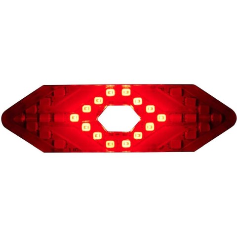LAMPKA ROWEROWA TYŁ Z SYGNALIZATOREM LED ŁADOWANIE USB DUNLOP LAMPKA ROWEROWA TYŁ Z SYGNALIZATOREM LED ŁADOWANIE USB DUNLOP