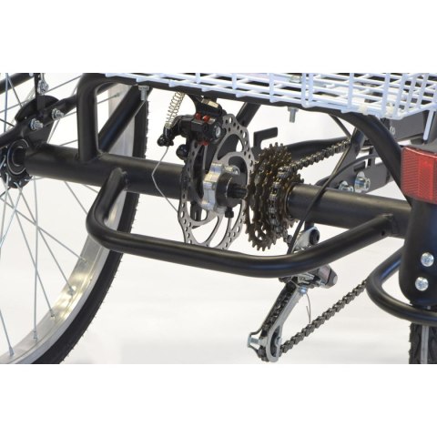 ROWER 3-KOŁOWY 24 CZARNY SHIMANO 6-biegowy ROWER 3-KOŁOWY 24 CZARNY SHIMANO 6-biegowy