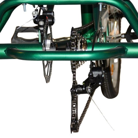 ROWER 3-KOŁOWY SKŁADANY 24 ZIELONY SHIMANO 7-BIEGOWY ROWER 3-KOŁOWY SKŁADANY 24 ZIELONY SHIMANO 7-BIEGOWY