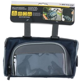 SAKWA TORBA ROWEROWA 2W1 NA KIEROWNICĘ DUNLOP - NAVY