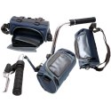 SAKWA TORBA ROWEROWA 2W1 NA KIEROWNICĘ DUNLOP - NAVY
