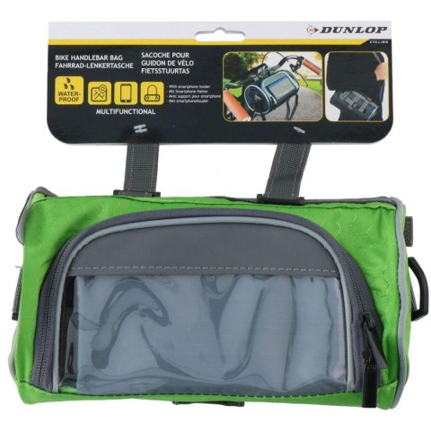 SAKWA TORBA ROWEROWA 2W1 NA KIEROWNICĘ DUNLOP - ZIELONY SAKWA TORBA ROWEROWA 2W1 NA KIEROWNICĘ DUNLOP - ZIELONY