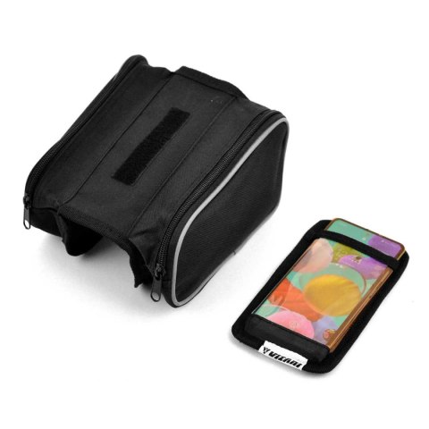 SAKWA TORBA ROWEROWA NA RAMĘ Z ETUI NA TELEFON K-076 SAKWA TORBA ROWEROWA NA RAMĘ Z ETUI NA TELEFON K-076