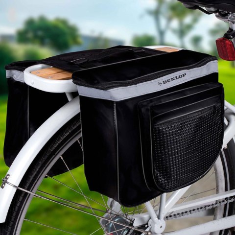 SAKWA TORBA ROWEROWA NA TYŁ BAGAŻNIK XXL 26L CZARNA DUNLOP SAKWA TORBA ROWEROWA NA TYŁ BAGAŻNIK XXL 26L CZARNA DUNLOP