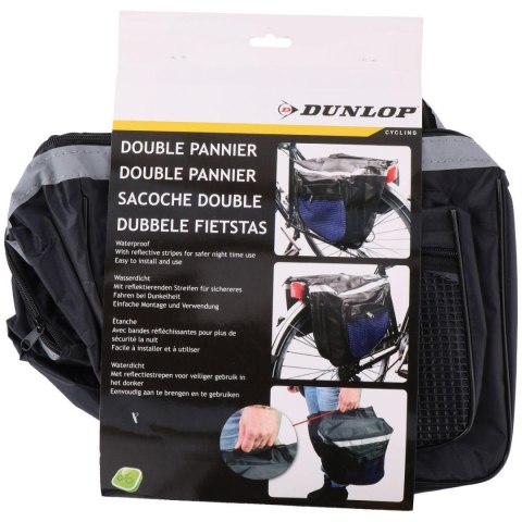 SAKWA TORBA ROWEROWA NA TYŁ BAGAŻNIK XXL 26L GRANATOWA DUNLOP SAKWA TORBA ROWEROWA NA TYŁ BAGAŻNIK XXL 26L GRANATOWA DUNLOP