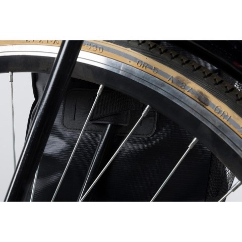 SAKWA TORBA ROWEROWA WODOSZCZELNA TYLNIA NA BAGAŻNIK CZARNA 15L DUNLOP SAKWA TORBA ROWEROWA WODOSZCZELNA TYLNIA NA BAGAŻNIK CZARNA 15L DUNLOP