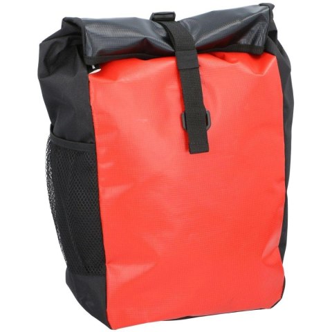 SAKWA TORBA ROWEROWA WODOSZCZELNA TYLNIA NA BAGAŻNIK CZERWONA 15L DUNLOP SAKWA TORBA ROWEROWA WODOSZCZELNA TYLNIA NA BAGAŻNIK CZERWONA 15L DUNLOP