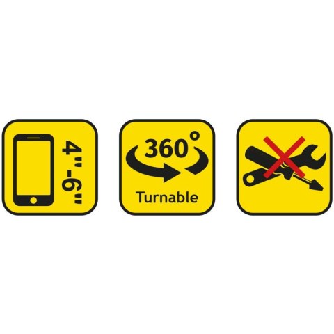 UCHWYT ROWEROWY SILIKONOWY NA TELEFON DUNLOP OBRACANY 360 SZARY UCHWYT ROWEROWY SILIKONOWY NA TELEFON DUNLOP OBRACANY 360 SZARY