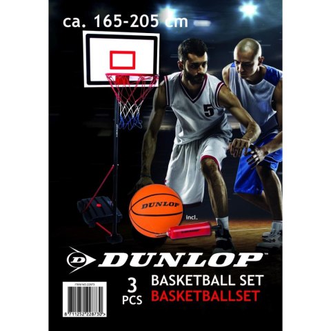 ZESTAW REGULOWANY DO KOSZYKÓWKI DUNLOP 1,65-2,05M 3W1 ZESTAW REGULOWANY DO KOSZYKÓWKI DUNLOP 1,65-2,05M 3W1