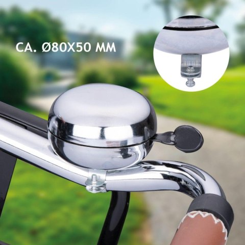 DZWONEK ROWEROWY RETRO 80x50MM SILVER DUNLOP DZWONEK ROWEROWY RETRO 80x50MM SILVER DUNLOP