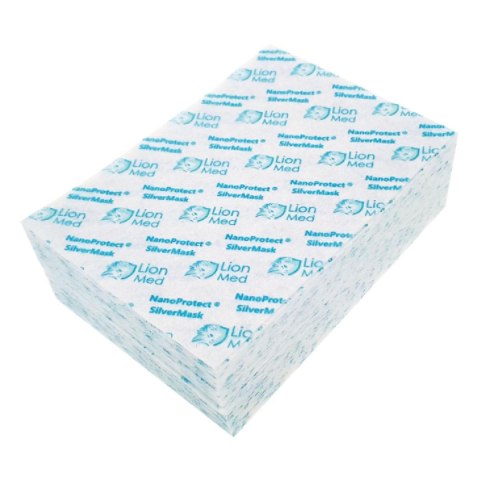 FILTR Z AKTYWNYM NANOSREBREM 2-WARSTWOWY (10-pak) do maseczki 380047 FILTR Z AKTYWNYM NANOSREBREM 2-WARSTWOWY (10-pak) do maseczki 380047