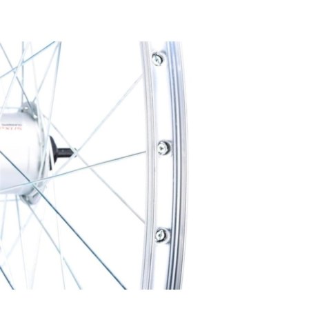 KOŁO 28 CALI PRZÓD Z PIASTĄ SHIMANO OBRĘCZ SREBRNA KOŁO 28 CALI PRZÓD Z PIASTĄ SHIMANO OBRĘCZ SREBRNA