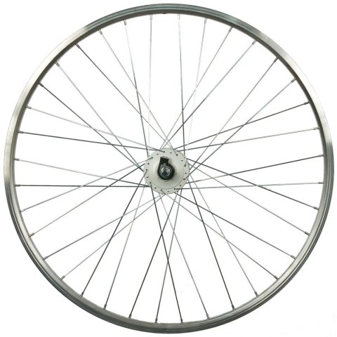 KOŁO 28 CALI PRZÓD Z PIASTĄ SHIMANO OBRĘCZ SREBRNA KOŁO 28 CALI PRZÓD Z PIASTĄ SHIMANO OBRĘCZ SREBRNA