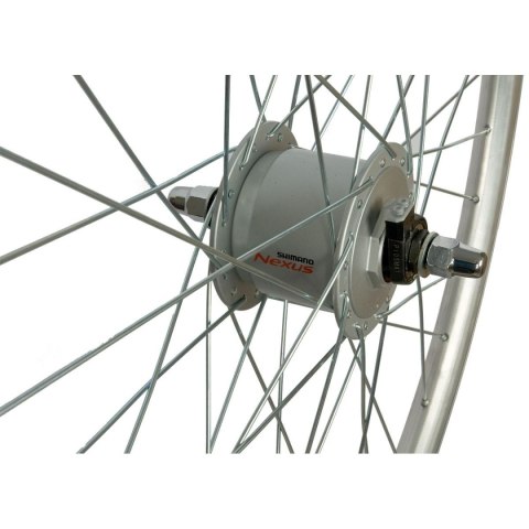 KOŁO 28 CALI PRZÓD Z PIASTĄ SHIMANO OBRĘCZ SREBRNA KOŁO 28 CALI PRZÓD Z PIASTĄ SHIMANO OBRĘCZ SREBRNA
