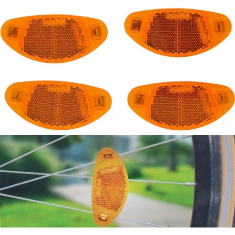 ODBLASKI NA KOŁA SZPRYCHY 4SZT DUNLOP ODBLASKI NA KOŁA SZPRYCHY 4SZT DUNLOP